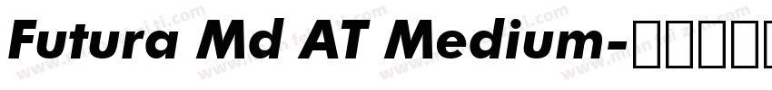 Futura Md AT Medium字体转换